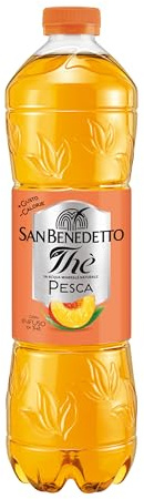 San Benedetto, Thè Freddo alla Pesca, 1,5 L Bevanda Dissetante Analcolica, Gusto Fruttato, Tappo Click, Senza Conservanti e Coloranti
