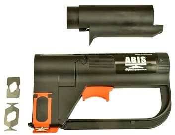 Aris - Tijeras eléctricas para papel pintado, kit profesional, con extensión y cuchillas de repuesto, corte exacto de papel pintado húmedo y seco, ayuda para empapelar pared y techo - Dispositivo