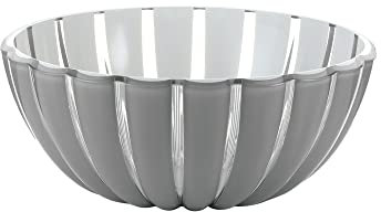 Guzzini Contenitore L Grace, Grigio Cielo, Ø25.3 x h10.4 cm