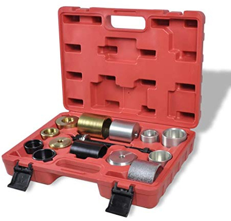 vidaXL Silentlager Abzieher Werkzeug Satz 16-TLG. Tonnenlager Kugellager