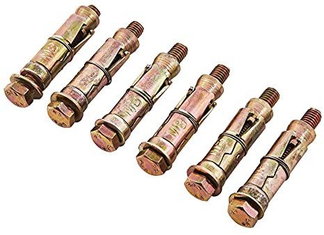 Amtech S5925 6 Piece M8 x 60mm expansion bolts