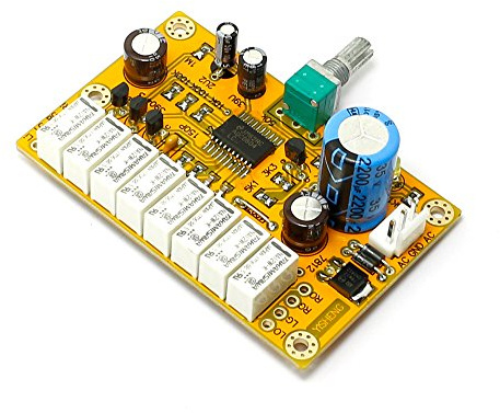 YS HiFi 2-kanals relä volymkontrollbräda potentiometer ALPS AC12V-18V