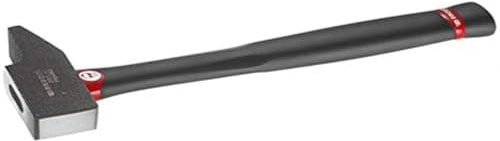 FACOM - Rivoir Mechanical Hammer - 200C.50 - Ergonomic Safety Handle - Graphite Core - Low Knocking Vibrations - for Bending, Pointing and Straightening Metal - High Strength