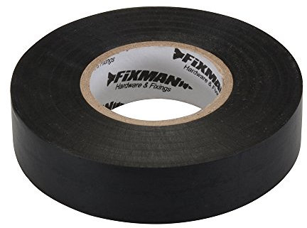 Fixman Electrical Insulation Tape 19mm x 33m Black )192069)