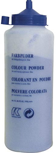 KAUFMANN 40.871.02 Farbkreide blau in Pulverform 360 Gramm in Flasche, dunkelblau