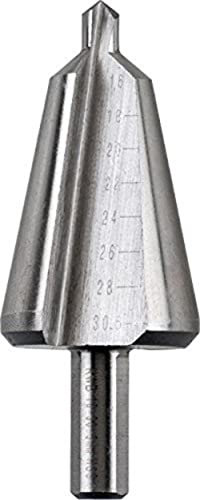 KWB HSS Schälbohrer Metal, Ø = 16-30 mm, 74 mm länge, Stahlblech, Stufenlos, Anbohrspitze