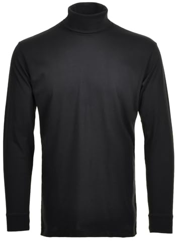 Ragman Pull à manches longues pour homme - Noir - 4XL