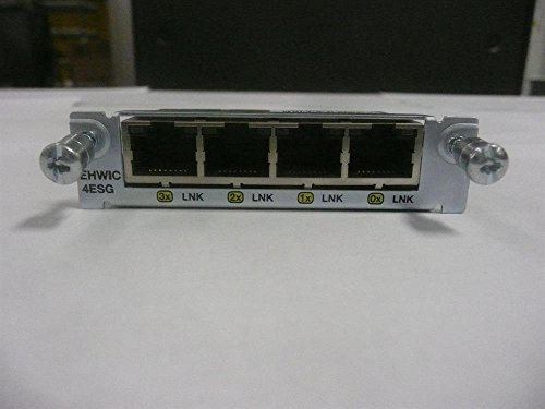 Cisco EHWIC-4ESG Carte et Adaptateur de réseau – Accessoire de réseau (Interne, sans Fil, Ethernet, 1000 Mbit/s)