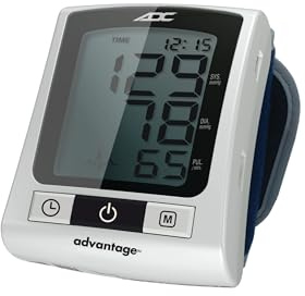 Advantage 6015N Series Adult Cuff Wrist Home Automatic Digital Blood Pressure Monitor Without Tube Blue 1 Each