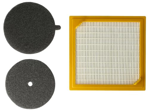 vhbw HEPA filter set for vacuum cleaner Hoover TS2075 011, TS2076 011, TS2077 011, TS2165 001, TS2166 011, TS2171 011, TS2202 001 replaces 09205469.