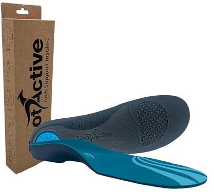 FootActive COMFORT Premium Insoles, 9/10.5 UK, Blue