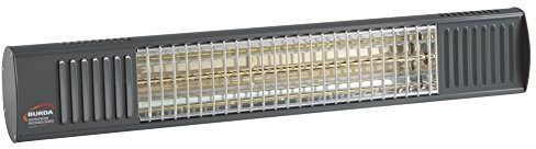 Burda URCAC200V7016, Infravärmare Värmestrålare IP67 2,0 kW antracit LG