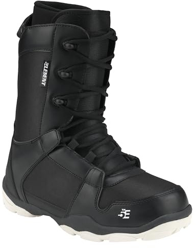 5th Element Men's Lace and Dial Snowboard Boots, Lace Black 26, 8