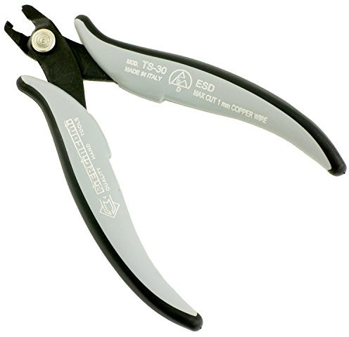 PIERGIACOMI Schneid-und Biegezange, die den Draht in einem Arbeitsgang schneidet, ESD antistatische, 1 Stück, TS30