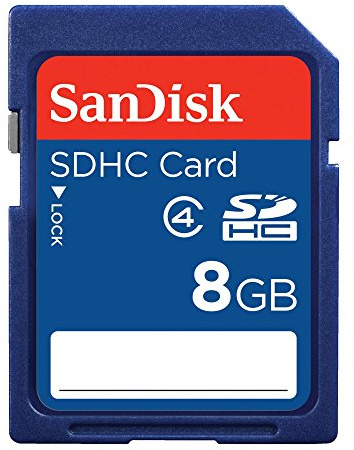 SanDisk Scheda di Memoria SDHC 8 GB, Classe 4