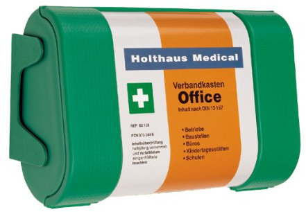 Office Verbandkasten mit Wandhalterung DIN 13 157