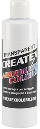 Createx Colors Paint for Airbrush, 8 oz, Transparent White