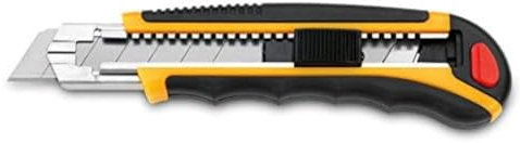 CUTTER METÁLICO NYLON PROFESIONAL CON AUTO-LOCK PLANO HOJA 25 MM - 3 HOJAS 3C