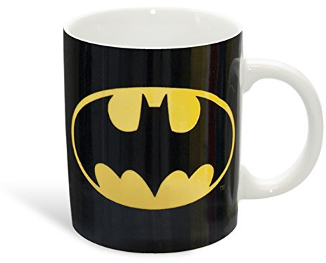 Logoshirt® DC I Batman I Logo I Mug I Tasse à café I Porcelaine I 300 ml I Dans une boîte cadeau colorée I Design original sous licence