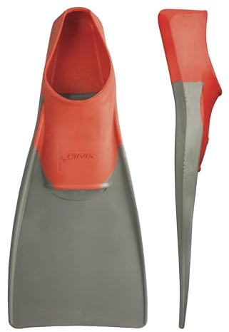 Long Floating Fin 7-9 Red/Gray