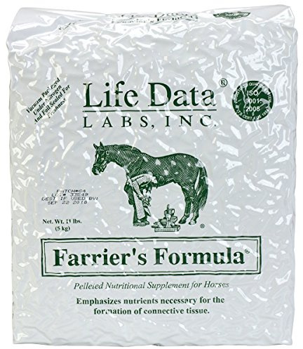 Farrier's Formula Refill Bag, 11 lbs; Pelleted Hoof and Coat Supplement For Horses; Supplement Can Be Added As a Top Dressing On Regular Feed or Given Separately; 30 Days Supply