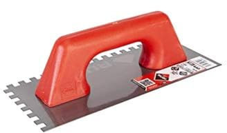 Rubi 65967 - llana dentada peine (acero al carbono, 28 cm) color plata