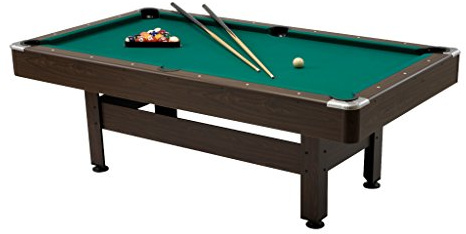 Garlando, Tavolo da biliardo “Virginia”, 2,13 m(225 X 125 X 79 – 81 cm, colore: marrone/grigio)