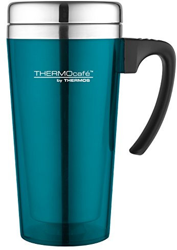 Thermos ThermoCafé Soft touch Travel Mug, Lagoon, 420 ml