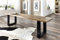 SAM® Stilvolle Sitzbank Imker aus Akazie-Holz, Bank mit lackierten Beinen aus Roheisen, mit Einer Baumkanten-Oberfläche, 180 x 40 cm