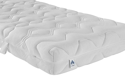 Irisette Lotus orthopädische 7-Zonen 500er Tonnentaschenfederkernmatratze, Härtegrad 3 (mittelfest), 90 x 190 cm, Öko-Tex zertifiziert, produziert nach deutschem Qualitätsstandard