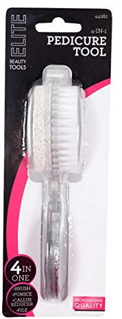 Swissco 4-In-1 Pedicure Tool, Colors Vary, 1 ea