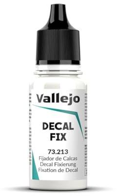 Vallejo-73213 Fijador de Calcas, Multicolor, 18 ml (Paquete de 1) (73213)