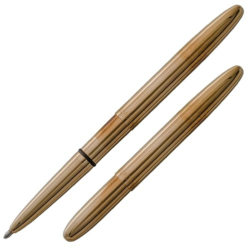 Fisher Space Pen Brass Alloy Pressurized Ballpoint Bullet Pen, Gift Box
