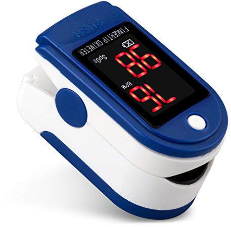 Home Care Wholesale Doigt Oxymètre de Pouls - Portable Moniteur SpO2 et Pulsomètre (Accurate Medical Modèle FS10A)