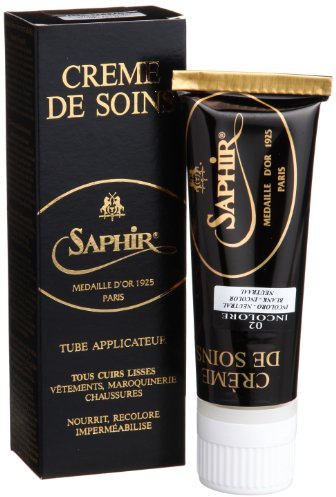 Cirage CREME DE SOINS Saphir Médaille d'Or (75 ml INCOLORE 02)