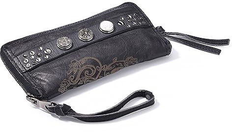 NOOSA-Amsterdam Classic Wallet antik schwarz - ohne Chunks