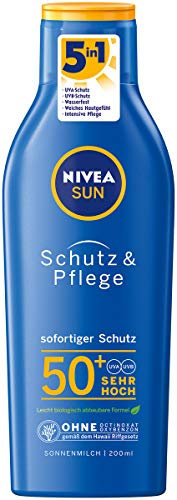 Nivea Sun - Leche solar SPF 50+, 200 ml