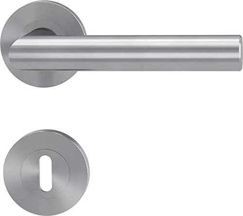 FRASCIO Türdrücker / Türbeschlag - LUCIA PROFESSIONAL - Edelstahl - BB-Rosettengarnitur