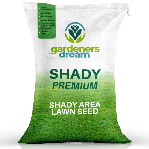 GardenersDream 5KG Shady Fine Grass Seed - Fast Growing Grass Seeds for New Lawns & Patch Repair - Covers up to 300M2 for Overseeding