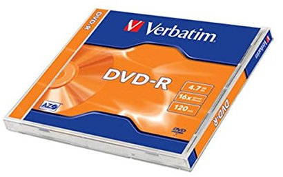 DVD-R 4,7GB 16x Verbatim Jewel-Case