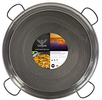 Vaello Campos La Valenciana 80cm Polished Steel Paella Pan