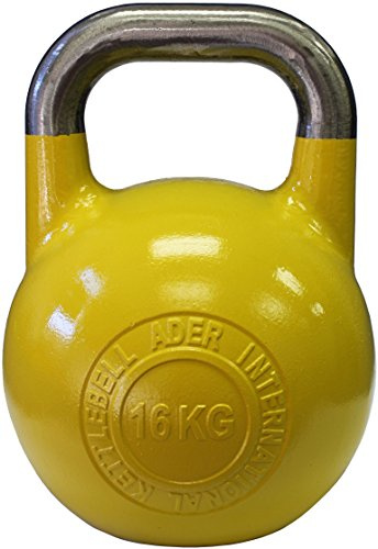 Ader Pro-Grade International Kettlebell (16kg/35lbs Yellow)