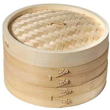 Joyce Chen Steamer, Bamboo, Tan