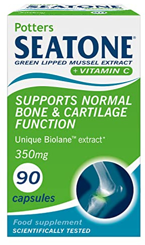 Potter's Herbals Seatone Super Strength Green Lipped Mussel Extract | Helps Maintain Joint Mobility | 90 Capsules