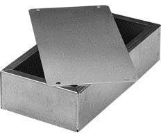 Hammond Manufacturing 1444-8 Aluminum Chassis 6X4X2