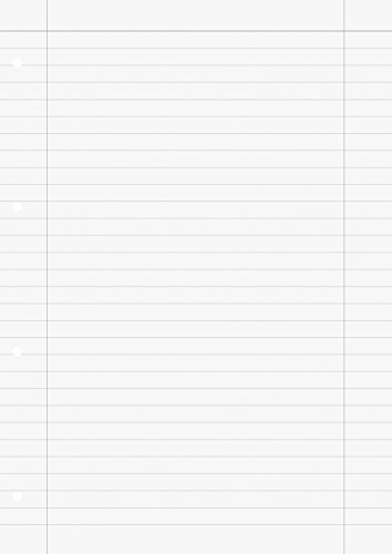 BRUNNEN Ringbucheinlagen | A4, liniert mit Randlinie innen und außen, weiß, 100 Blatt