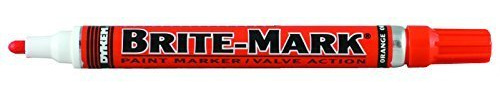 ITW Professional Brands 84005 Brite-Mark Paint Pen Medium TIP Orange