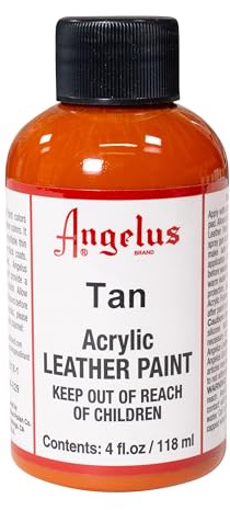 Angelus Leather Paint 4 Oz Tan, Kamel Braeune/Camel Tan