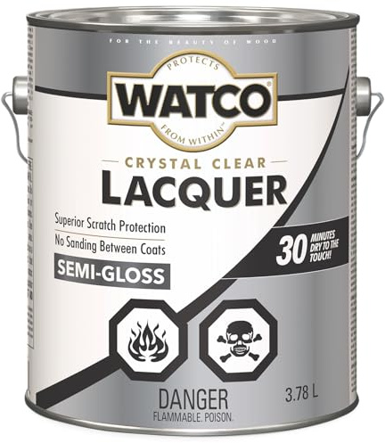 Rust-OLEUM 63131 Watco Gallon Semi Gloss Lacquer Wood Finish
