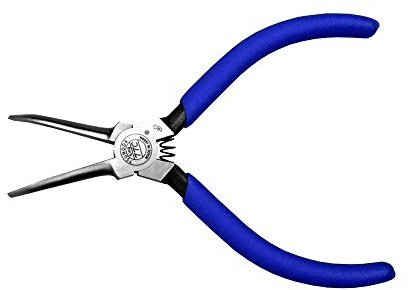 Tsunoda FNP-125N, Bent Needle Nose Pliers, 5-Inch